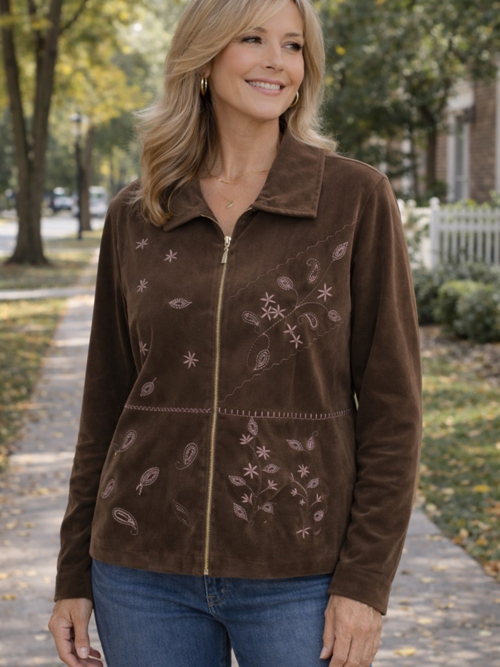 Vintage Teddi Embroidered Jacket